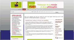 Desktop Screenshot of entre-vues.net